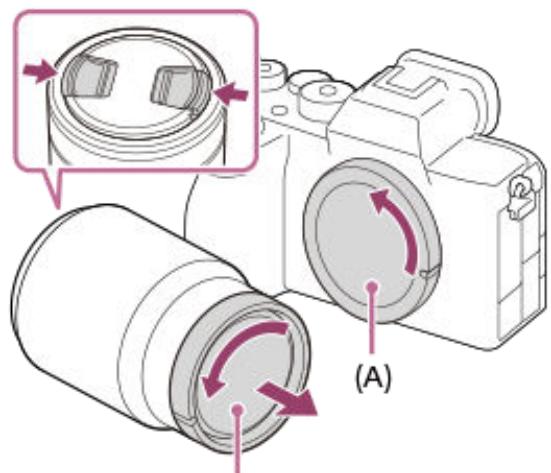 SONY alpha7siii - Installation/retrait de l'objectif - 1