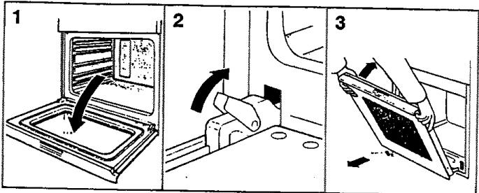 ARISTON FD 979.2/E AZ - Dépose de la porte du four - 2