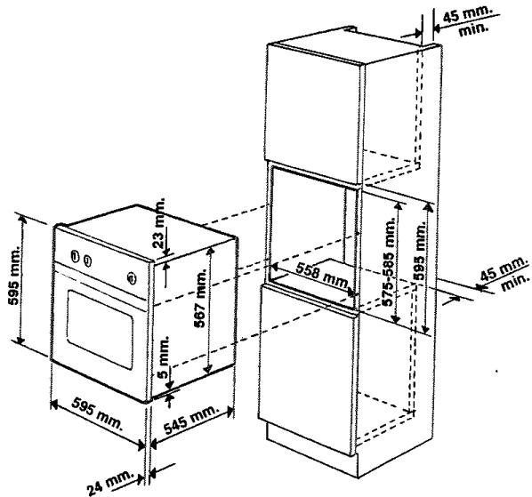 ARISTON FD 979.2/E AZ - Installation des jours à encastrer - 2