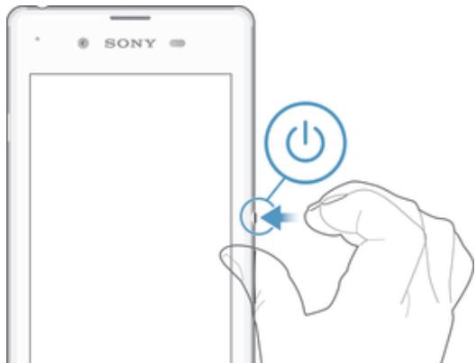 SONY XPERIA E3 BRONZE - Pour allumer l'appareil - 2