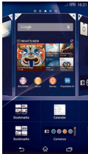 SONY XPERIA E3 BRONZE - Pour ouvrir une petite application - 1