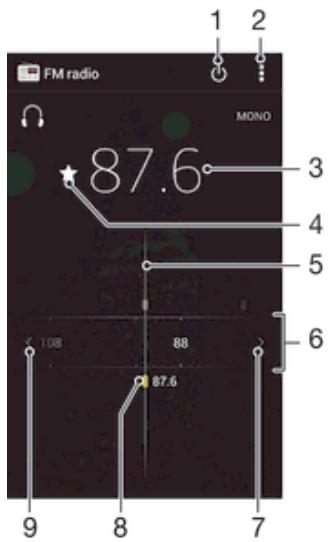 SONY XPERIA E3 BRONZE - Écouter la radio FM - 1