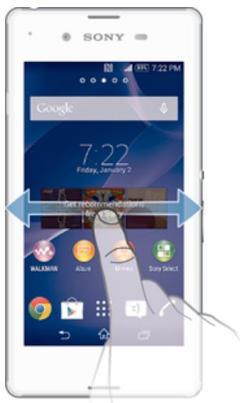 SONY XPERIA E3 BRONZE - Écran d'accueil - 2