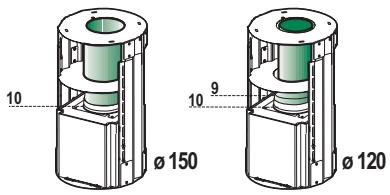 ROBLIN CYLINDRE 2 - branchement avec un tube de 120 - 1