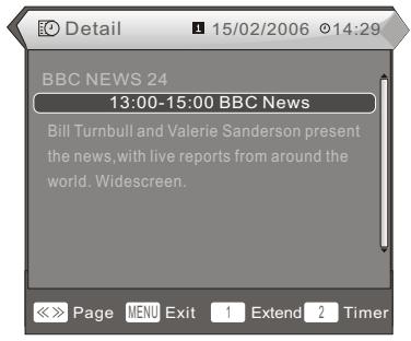 PROLINE DFV 14S - Accès au Guide de programmelectronique (EPG) - 2
