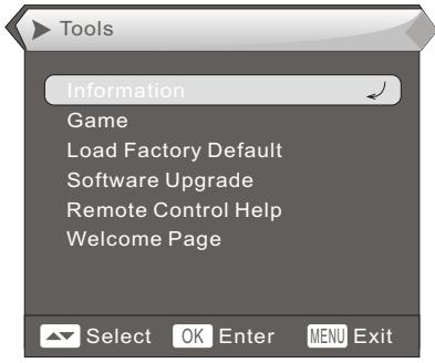 PROLINE DFV 14S - Menu d'accueil des outils - 3