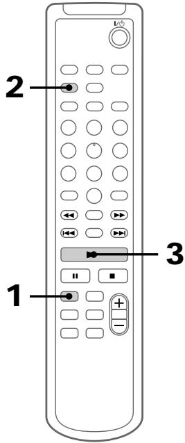 SONY MDS-SP55 - Lecture des plages d'un MD dans un ordre aléatoire — Lecture aléatoire - 1