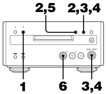 SONY MDS-SP55 - Insertion d'espaces de 3 secondes entre les plages —Smart Space - 3