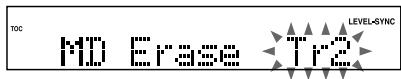 SONY MDS-SP55 - — Fonction Track Erase - 3