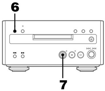 SONY MDS-SP55 - Enregistrement de plages choisies d'un CD sur un MD — Enregistrement - 1
