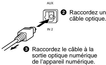 SONY MDS-SP55 - Raccordement d'un apparéil numérique (suite) - 3