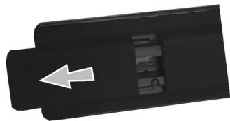WINDSOR WD422803DLE - Insertion des piles dans la télécommande - 1