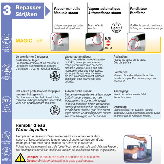 LAURASTAR MAGIC I-S6 - Evacuer la condensation Condensatie afoveren - 1