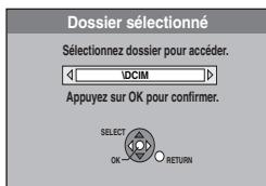 PANASONIC DMR-EX87K - Pour sélectionner un dossier parent - 2
