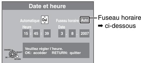 PANASONIC DMR-EX87K - Réglage de l'horloge - 1