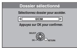 PANASONIC DMR-EX87K - Pour sélectionner un dossier parent - 1