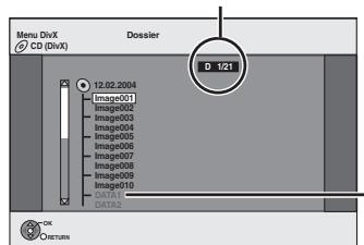 PANASONIC DMR-EX87K - Utilisation de l'écran arborescent pour trouver un dossier - 1