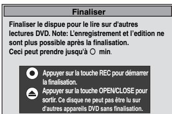 PANASONIC DMR-EX87K - Pour retirer un disque enregistré - 1