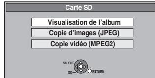 PANASONIC DMR-EX87K - Copie de vidéos au format sd-video depuis une carte SD - 2