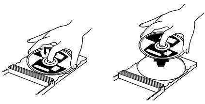 JVC HT-A9C - Comment manipuler les disques - 1