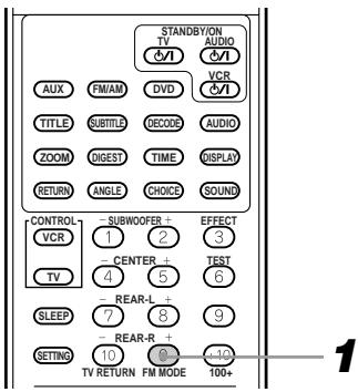 JVC HT-A9C - A partir de la télécommande uniquement: - 1