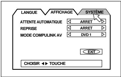 JVC HT-A9C - Pour fermer l'écran de menus de préférences - 4