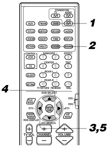 JVC HT-A9C - Utilisation des menus de réglages de préférences - 1