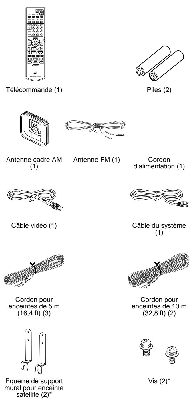 JVC HT-A9C - Vérifiez les accessoires fournis - 1