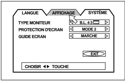 JVC HT-A9C - Pour fermer l'écran de menus de préférences - 3