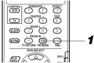 JVC HT-A9C - Lorsqu'une émission stéreo FM est difficile à receivevoir ou est brouillée - 1