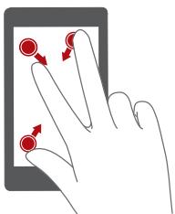 HUAWEI ASCEND 67 NOIR - Touchscreen gestures - 6