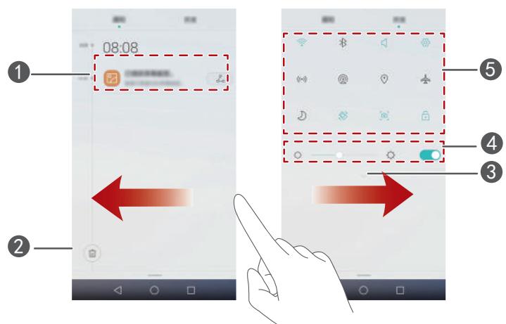 HUAWEI ASCEND 67 NOIR - Notification panel - 1