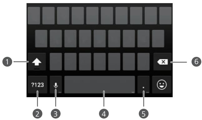 HUAWEI ASCEND 67 NOIR - Android input method - 1