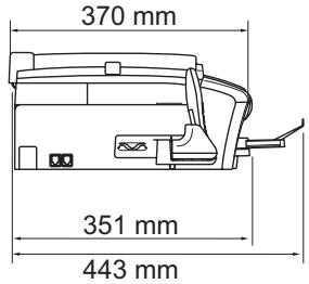 BROTHER MFC 680CN - Dimensions - 4