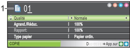 BROTHER MFC 680CN - Entrer en mode Copie - 2