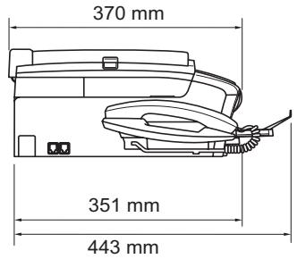 BROTHER MFC 680CN - Dimensions - 2