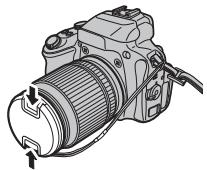 FUJIFILM FINEPIX HS50 EXR - Le capuchon d'objectif - 1
