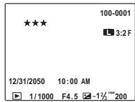 FUJIFILM FINEPIX HS50 EXR - Visualisation des informations des photos - 2
