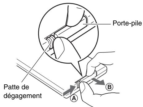 YAMAHA YAS207 - Remplacement de la pile dans la télécommande - 1