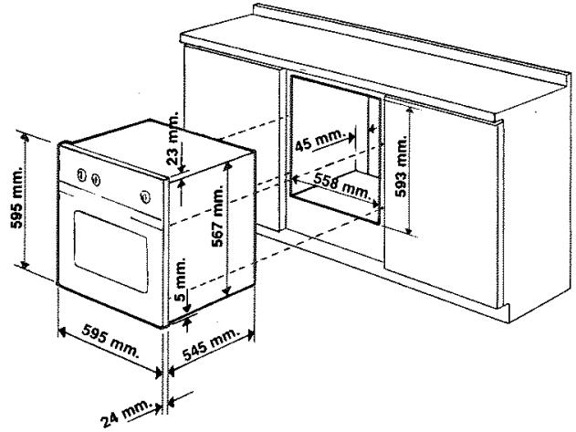 ARISTON FD 93 C BK - Installation des jours à encastrer - 1
