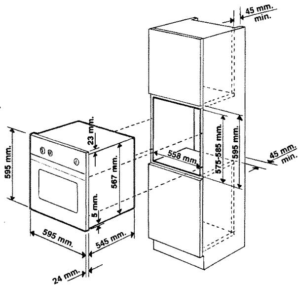 ARISTON FD 93 C BK - Installation des jours à encastrer - 2
