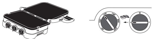 CUISINART GR4 NE - - FONCTION PLANCHA - 1