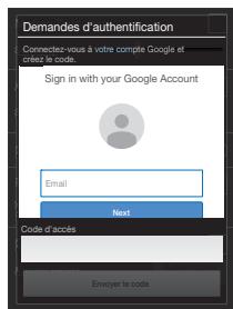 SAMSUNG SNH-E6440 - Demande d'authentication du compte Google - 1
