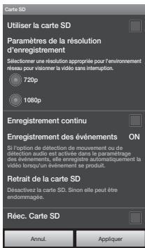 SAMSUNG SNH-E6440 - Réglage de la carte SD - 3