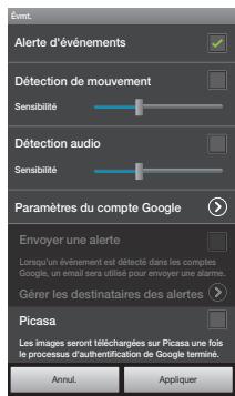SAMSUNG SNH-E6440 - Réglage événmt - 1