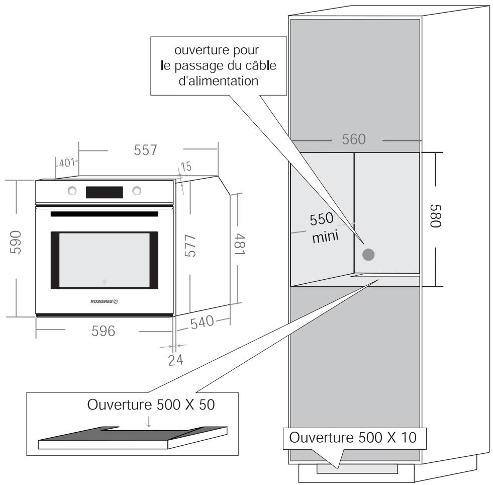 ROSIERES RF748941013510 - Four en colonne - 1