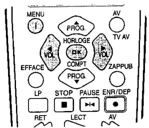 LG-GOLDSTAR VF-28 - Appuyez plusieurs fois sur ou sur ∇ pour sélectionner: ARR., SOFT ou SHARP. - 5