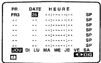 LG-GOLDSTAR VF-28 - En cas de chevauchement des événements d'enregistrement de temporisation.. - 4