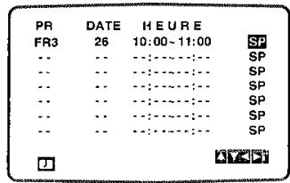 LG-GOLDSTAR VF-28 - En cas de chevauchement des événements d'enregistrement de temporisation.. - 8