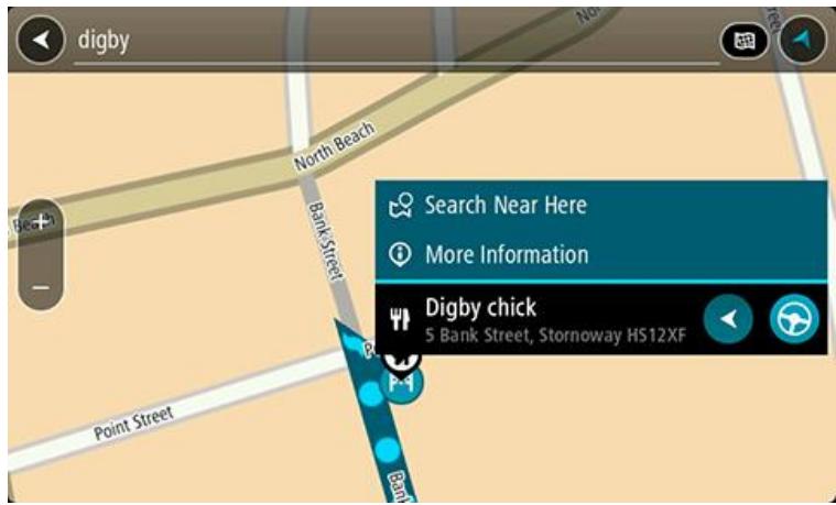 TOMTOM GOGuide - Planifier un parcours avec un point d'intérêt à l'aide de la fonction de recherche en ligne - 4
